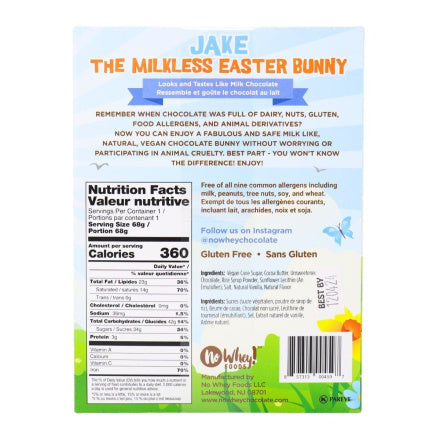 No Whey Jake the Chocolate Easter Bunny 68g