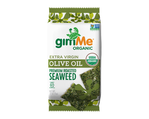 Gim Me Organic Roasted Seaweed Olive Oil 6 pack Snack