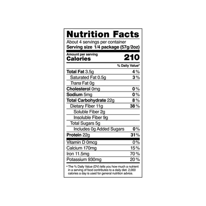 Liviva Organic Black Bean Fettuchini Pasta