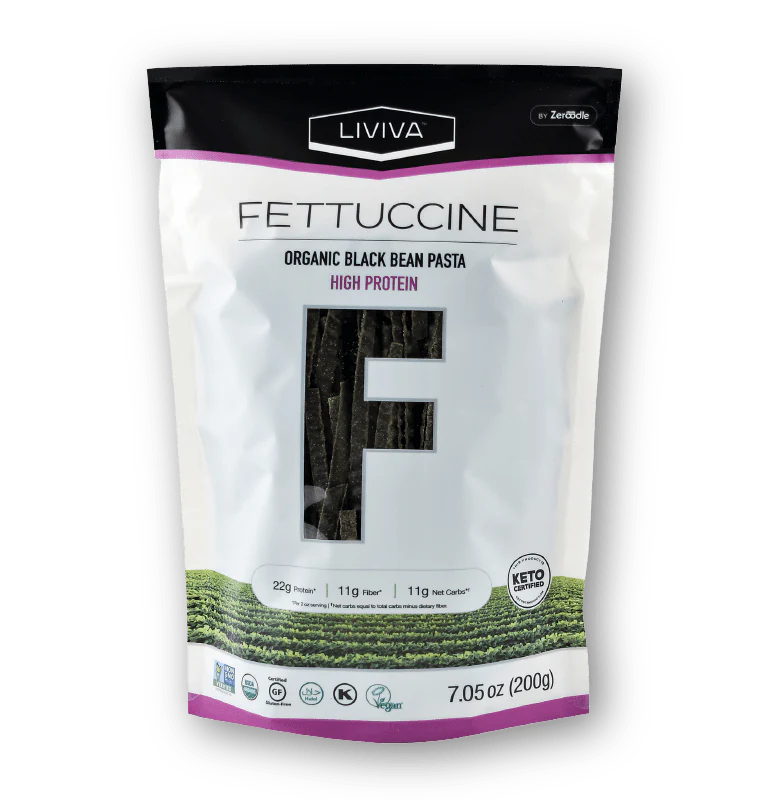 Liviva Organic Black Bean Fettuchini Pasta
