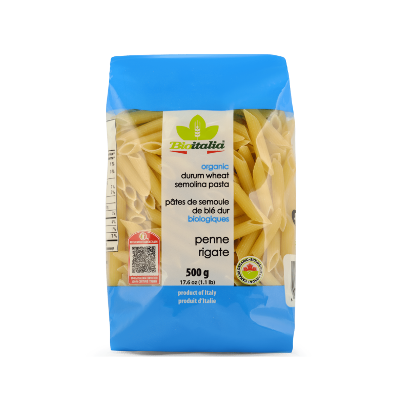 Bioitalia Organic Penne Rigate 500g
