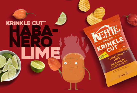 Kettle Brand Harbanero Lime Krinkle Cut Potato Chips