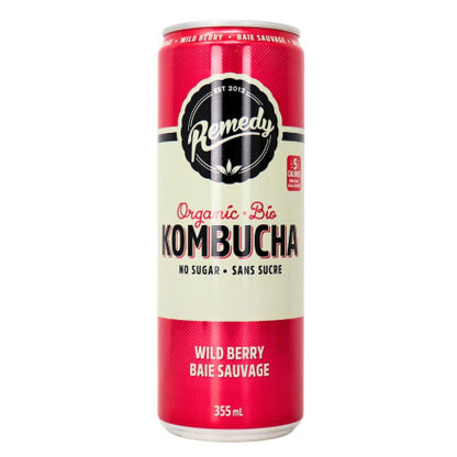 Remedy's No SugarBlack Berry 4 x 330ml
