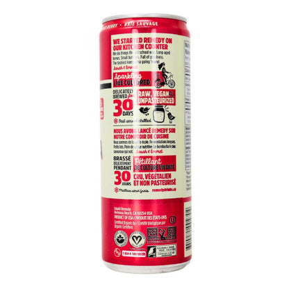 Remedy's No Sugar Wild Berry Kombucha 4 x 330ml