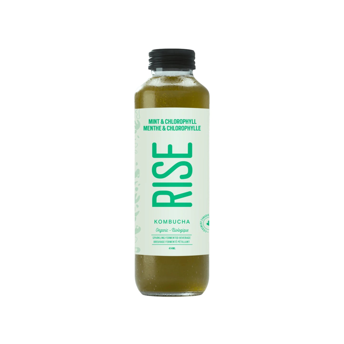 Rise Mint Chlorophyll Green Tea Kombucha 414ml