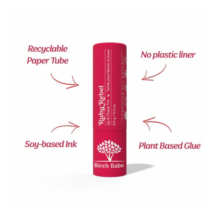 Birch Babe Lip & Cheek Ruby Rebel 15ml