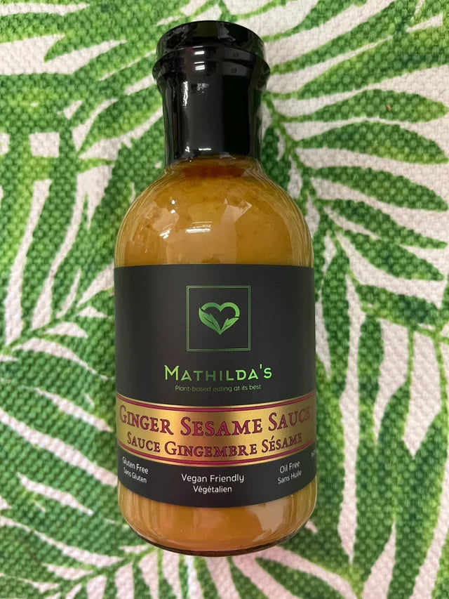 Mathilda's GF, Vegan, Oil Free Ginger Sesame Sauce 360ml
