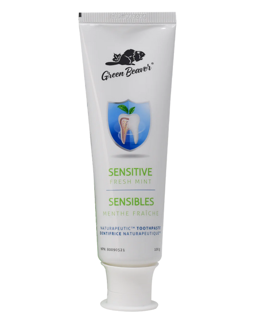 The Green Beaver Sensitive Natural Fresh Mint Toothpaste 100g