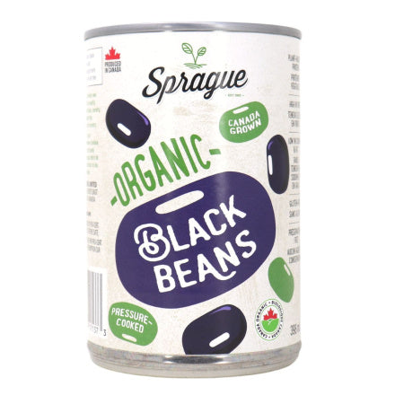 Sprague Organic Black Beans 398mL