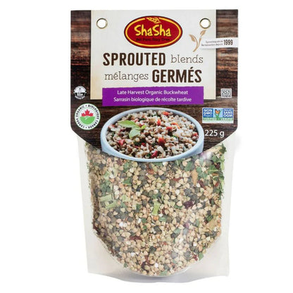 Shasha Sprouted Late Harvest Organic Buckwheat Blend 225g