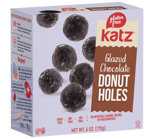 Katz GF Chocolate Glazed Donut Holes 170gm