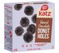 Katz GF Chocolate Glazed Donut Holes 170gm
